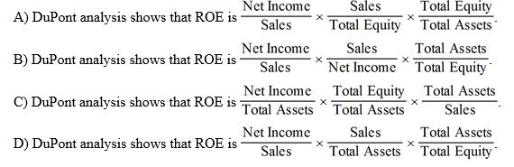 Which of the statements below is TRUE?