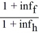 The forward indirect rate = current indirect rate ×   .