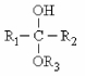 The functional group shown is a(n) ________.   A) hemiacetal B) hemiketal C) acetal D) ketal