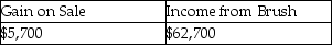 <strong>If Bird uses the actual-sale-date sales assumption,its gain on the sale and income from Brush for 2014 will be</strong> A) B) C) D)