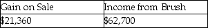 <strong>If Bird uses the actual-sale-date sales assumption,its gain on the sale and income from Brush for 2014 will be</strong> A) B) C) D)
