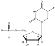 The following molecule is an irreversible inhibitor of which enzyme of nucleotide metabolism?   A) ribonucleotide reductase B) thymidylate synthase C) thymidine kinase D) dCMP deaminase E) CTP synthetase