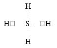 <strong>If an atom of sulfur (atomic number 16)were allowed to react with atoms of hydrogen (atomic number 1), which of the molecules below would be formed?</strong> A)S- H B)H- S -H C) D) E)H=S=H