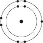 Refer to the following figure to answer the following questions.    -Which one of the atoms shown would be most likely to form a cation with a charge of +1? A)    B)    C)    D)    E)   