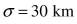 Find the minimum sample size required to estimate a population mean   -Margin of error: 7 km; confidence level: 90%;  