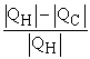Which of the following relationships are true for all types of heat engines? (There may be more than one correct choice. )  A) e = 1 -   B) e =   C) e =   D)    =   E) e = 1 -  