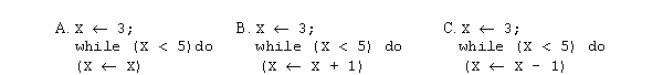 Which of the following set of instructions defines an algorithm in the formal, strict sense?