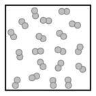 Which of the following boxes represents a suspension?       A B C A) Only A represents a suspension. B) Only B represents a suspension. C) Only C represents a suspension. D) All of the boxes represent a suspension.