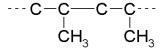 Which of the monomers below would be used to make the following polymer?   A) HC   CH-CH<sub>3</sub> B) H<sub>2</sub>C-CH<sub>2</sub>-CH<sub>3</sub> C) HC   CH-CH-C   CH-CH<sub>3</sub> D) H<sub>2</sub>C   CH<sub>2</sub> E) none of the above