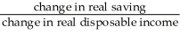 The equation   is the A) average propensity to consume. B) average propensity to save. C) marginal propensity to consume. D) marginal propensity to save.