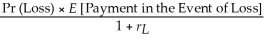 Insurance Premium =   The actuarially fair cost of full insurance =   = $3.81 million