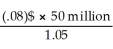 Insurance Premium =   The actuarially fair cost of full insurance =   = $3.81 million
