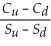 Consider the following equation: D =   In this equation, the term D, represents: A) the change in the stock price from the low state to the high state. B) the sensitivity of the option's value to changes in the stock price. C) the position in bonds for the replicating portfolio. D) the change in the stock price from the high state to the low state.