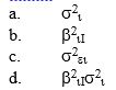In the total market risk equation for security i as follows: which term denotes the market risk of security i ?