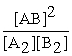 Consider the following hypothetical equilibrium reaction: A<sub>2</sub>(g)  + B<sub>2</sub>(g)  ⇌ 2AB(g)  where Kc =   The equilibrium constant for the reaction: 2 A<sub>2</sub>(g)  + 2 B<sub>2</sub>(g)  ⇔ 4 AB(g)  is ________. A)    B)  Kc<sub>4</sub> C)    D)    E)  Kc<sub>2</sub>