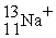 <strong>A cation has 13 neutrons and 10 electrons. If it has a charge of +1, what is its correct symbol?</strong> A) B) C) D) E)