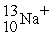 <strong>A cation has 13 neutrons and 10 electrons. If it has a charge of +1, what is its correct symbol?</strong> A) B) C) D) E)