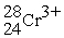 <strong>A cation has 28 neutrons and 21 electrons. If it has a +3 charge, what is its correct symbol?</strong> A) B) C) D) E)