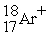 Write the appropriate symbol for the species containing 18 neutrons, 17 protons, and 16 electrons. A)    B)    C)    D)    E)   