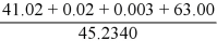 What is the answer to the correct number of significant figures of the following calculation?   A)  2.3 B)  2.3001 C)  23.00 D)  2.30004 E)  2.30011