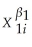 Suggest a transformation in the variables that will linearize the deterministic part of the population regression functions below.Write the resulting regression function in a form that can be estimated by using OLS. (a)Yi = β0     (b)Yi =   (c)Yi =   (d)Yi = β0    