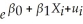 Indicate whether or not you can linearize the regression functions below so that OLS estimation methods can be applied: (a)Yi =   (b)Yi =       + ui