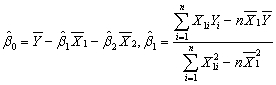 (Requires Calculus)For the simple linear regression model of Chapter 4,   ,the OLS estimator for the intercept was   ,and   .Intuitively,the OLS estimators for the regression model   might be   and   .By minimizing the prediction mistakes of the regression model with two explanatory variables,show that this cannot be the case.