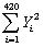 For the simple regression model of Chapter 4,you have been given the following data:   = 274,745.75;   = 8,248.979;   = 5,392,705;   = 163,513.03;   = 179,878,841.13 (a)Calculate the regression slope and the intercept. (b)Calculate the regression R2