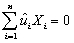 (Requires Appendix material)In deriving the OLS estimator,you minimize the sum of squared residuals with respect to the two parameters   0 and   1.The resulting two equations imply two restrictions that OLS places on the data,namely that   and   .Show that you get the same formula for the regression slope and the intercept if you impose these two conditions on the sample regression function.