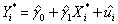 (Requires Appendix material)Consider the sample regression function   , where * indicates that the variable has been standardized.What are the units of measurement for the dependent and explanatory variable? Why would you want to transform both variables in this way? Show that the OLS estimator for the intercept equals zero.Next prove that the OLS estimator for the slope in this case is identical to the formula for the least squares estimator where the variables have not been standardized,times the ratio of the sample standard deviation of X and Y,i.e. ,   .