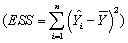In a simple regression with an intercept and a single explanatory variable,the variation in Y   can be decomposed into the explained sums of squares   and the sum of squared residuals   (see,for example,equation (4.35)in the textbook). Consider any regression line,positively or negatively sloped in {X,Y} space.Draw a horizontal line where,hypothetically,you consider the sample mean of Y   to be.Next add a single actual observation of Y. In this graph,indicate where you find the following distances: the (i)residual (ii)actual minus the mean of Y (iii)fitted value minus the mean of Y