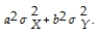 <strong>var(aX + bY)=</strong> A) B) C) D)