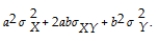 <strong>var(aX + bY)=</strong> A) B) C) D)