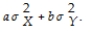 <strong>var(aX + bY)=</strong> A) B) C) D)
