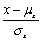 Consider the following linear transformation of a random variable y =   where μx is the mean of x and σx is the standard deviation.Then the expected value and the standard deviation of Y are given as A) 0 and 1 B) 1 and 1 C) Cannot be computed because Y is not a linear function of X D)    and σx