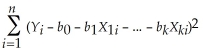 Minimization of   results in A)    Y = X   . B) X   = 0k+1. C)    (Y - X   ) = 0k+1. D) Rβ = r.