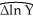 You have collected quarterly data for real GDP (Y)for the United States for the period 1962:I (first quarter)to 2009:IV. a.Testing the log of GDP for stationarity,you run the following regression (where the lag length was determined using the AIC):   t = 0.03 - 0.0024 lnYt-1 + 0.253 ΔlnYt-1 + 0.167 ΔlnYt-2 (0.03)(0.0014)(0.072)(0.072) t = 1962:I - 2009:IV,R2 = 0.16,SER = 0.008 Use the ADF statistic with an intercept only to test for stationarity.What is your decision? b.You have decided to test the growth rate of real GDP for stationarity for the same sample period.The regression is as follows:   t = 0.0041 - 0.543 ΔlnYt-1 - 0.186 Δ2lnYt-1 (0.0009)(0.082)(0.071) t = 1962:I - 2009:IV,R2 = 0.16,SER = 0.008 Use the ADF statistic with an intercept only to test for stationarity.What is your decision? c.Using the orders of integration terminology,what order of integration is the log level of real GDP? The growth rate? d.Given that the SER hardly changed in the second equation,why is the regression R2 larger?