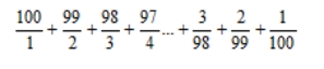 Write a loop that computes (No need to write a complete program)    A)  45 B)  11 C)  13 D)  12 E)  10 