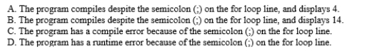 Analyze the following code: