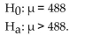 Provide an appropriate response. In 1995, the mean math SAT score for students at one school was 488. A teacher introduces a new teaching method to prepare students for the SAT. One year later, he performs a hypothesis test to determine whether the mean math SAT score has increased. The hypotheses are If the null hypothesis is rejected at the 10% level of significance, do you think the teacher would feel confident that his teaching method works? What about if the null hypothesis is rejected at the 1% level of significance? Which of these two results would constitute stronger evidence that his teaching method works? Explain your thinking.