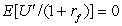 <strong>The condition for optimal portfolio choice can be represented by:</strong> A) . B) . C) . D) .