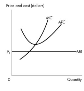 <strong>Use the figure below to answer the following questions.   Figure 12.4.3 Refer to Figure 12.4.3.which shows the cost curves and marginal revenue curve of a firm in a perfectly competitive market.In the long run,market</strong> A)demand will increase. B)demand will decrease. C)supply will increase. D)supply will decrease. E)demand and market supply will both increase. <div style=padding-top: 35px> 