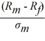 Mel and Christy are co-workers with different risk attitudes. Both have investments in the stock market and hold U.S. Treasury securities (which provide the risk free rate of return). Mel's marginal rate of substitution of return for risk (    <sup> </sup>/<sub> </sub>MU<sub> </sub>R<sub>P</sub>, σ<sub>P</sub><sub>) is </sub> <sub> </sub>     <sub> </sub>=    where RP is the individual's portfolio rate of return and σ<sub>P</sub> is the individual's portfolio risk. Christy's    =    . Each co-worker's budget constraint is R<sub>P</sub><sub> =</sub> R<sub>F</sub> +    σ<sub>P</sub>, where R<sub>j</sub> is the risk-free rate of return, R<sub>m</sub> is the stock market rate of return, and σ<sub>m</sub> is the stock market risk. Solve for each co-worker's optimal portfolio rate of return as a function of R<sub>j</sub>, R<sub>m</sub>, and σ<sub>m</sub>.
