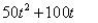 Crashing costs for a project are governed by the function:   where t represents the number of days crashed (see graph). The project manager wants to crash the project, and is willing to pay up to $1,000 per day saved. How many days can be saved before the per-day cost is too high?  