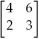 Add the matrices   +   .