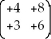 Why does the matrix   have no definable inverse?