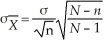 Samples of size 2 will be drawn at random from the population.Use the formulas    and    to calculate the mean and the standard deviation of the sampling distribution of sample means.
