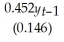 THE NEXT QUESTIONS ARE BASED ON THE FOLLOWING INFORMATION: A market researcher is interested in the average amount of money spent per year by college students on clothing.From 25 years of annual data,the following estimated regression was obtained through least squares: y<sub>t</sub> = 48.75 +    +    +    where the numbers in parentheses below the coefficients are the coefficient standard errors,and y = Expenditure per student,in dollars,on clothes x<sub>1</sub> = Disposable income per student,in dollars,after the payment of tuition,fees,and room and board. x<sub>2</sub> = Index of advertising,aimed at the student market,on clothes -Test the hypotheses H<sub>0</sub> : There is no autocorrelation vs.H<sub>1 </sub>: There is autocorrelation,given that: Durbin-Watson Statistic d = 1.89,n = 28,k = 3,and α = 0.01