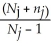 From the unbiased estimation procedure for the variance of the stratum sample mean,the point estimate is given by    =    ×  