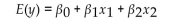 The first-order model below was fit to a set of data. Explain how to determine if the constant variance assumption is satisfied.